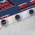 thumbnail image 4 of Manfei Kawaii Railway Train Black Out Curtains for Boys Girls,Cartoon Car Curtains Pack of 2 (42x63 Each),Transportation Theme Bedroom Curtains,Microfiber Bedroom Decor, 4 of 6