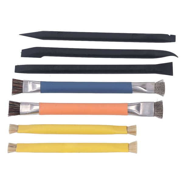 Juego de cepillos para herramientas de palanca, juego de cepillos para herramientas de palanca, kit de limpieza para reparación electrónica, juego de cepillos Spudger, el mejor de su clase