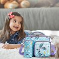 thumbnail image 5 of Lunch Bag for Kids, Insulated Tote Bag Lunch Container for Children, School Backpack Snack Carrier, Square Lunch Box, 5 of 5