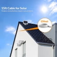 thumbnail image 3 of LEPOWER LED Solar Motion Outdoor Security Light, 1600LM Solar Motion Sensor Lights, 5500K White Light IP65 Waterproof Outdoor Flood Solar Light, 3 of 8