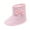 Pink, variant on Up to 65% off SEMPAI toddler Shoes Girls Cute Bowknot Boots Soft Cotton Shoes Winter Warm Shoes Up to 65% off