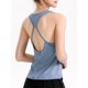 thumbnail image 2 of Sujetador 2 en 1 para mujer Camisetas sin mangas Almohadillas extraíbles Hollow Out Racer, 2 of 7