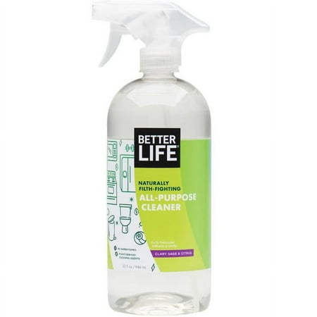 Better Life Natural All Purpose Cleaner, Clary Sage & Citrus, 32 oz