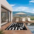 thumbnail image 3 of American Flag Outdoor Rug for Patio/Deck/Porch, Non-Slip Large Area Rug 3 x 5 Ft, Black US Flag Eagle Indoor Outdoor Rugs Washable Area Rugs, Reversible Camping Rug Carpet Runner, 3 of 8