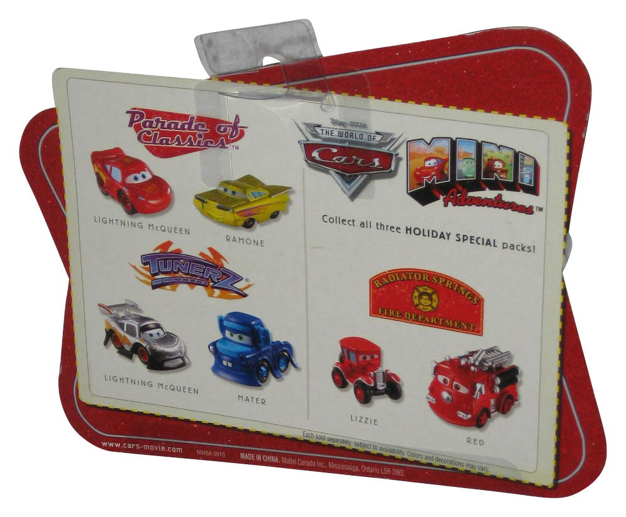 Disney Cars Mini Adventures Red & Lizzie Radiator Springs Toy Car Set 