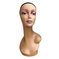 thumbnail image 3 of Female Bald Mannequin Head Manikin Long Neck Smooth Stable Base Multifunctional A, 3 of 9