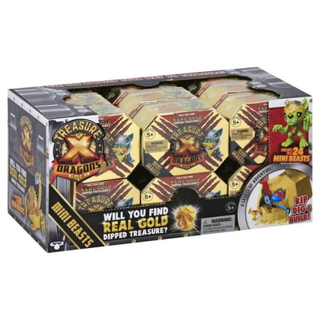 Treasure X Dragons Gold Mini Beast Pack, Single (Best X Men Characters)