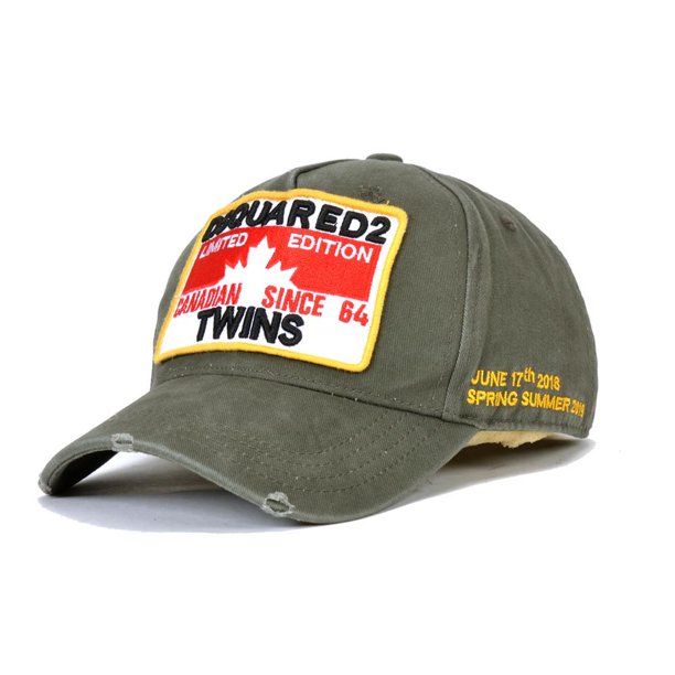 Gorra de béisbol DSQUAREDSS2 TWINS para hombre y mujer
