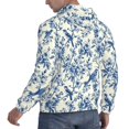 thumbnail image 3 of Hoodies for Men - Vintage Floral Birds Long Sleeve Comfrt Men'S Fashion Hoodies & Sweatshirts, Sweatshirts for Men Hoodies Pullover Clothing Clothes with Pouch, 3 of 7
