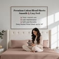 thumbnail image 5 of Superior Cotton Blend 800 Thread Count Sheet Set, Queen, Taupe, 5 of 6