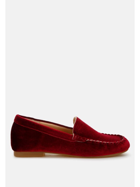 Robua Velvet Flat Loafers