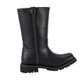 thumbnail image 3 of Dream Apparel Mens Motorcycle Leather Boots Biker Boots Riding Boots Black Waterproof, 3 of 8