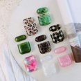 thumbnail image 3 of Coque Magnétique 3D Pailletée Design Airpods Étui de Luxe Conque Veines Accessoires Airpods Peau en Plastique Dur Anti-Rayures Étui de Protection Léopard, 3 of 3