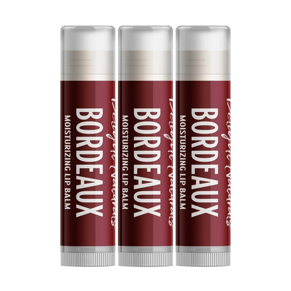 Delight Bordeaux Wine Lip Balm - 3 Pack