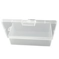 thumbnail image 4 of Rectangular Plastic Transparent With Lid Storage Box Collection Container Case, 4 of 7