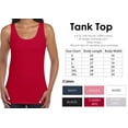 thumbnail image 2 of Happy Independence Day Tank Top for Women - 4th of July Cowboy Hat USA Graphic Tanks Ladies Patriotic Outfit, 2 of 2