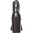 thumbnail image 5 of Womens G by Guess Starly Platform Ankle Boots, Black Shine, 5 of 6