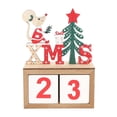 thumbnail image 4 of Calendario de Adviento de Navidad Calendario de Navidad Bloques de Madera Decoración de Navidad árbol, 4 of 9