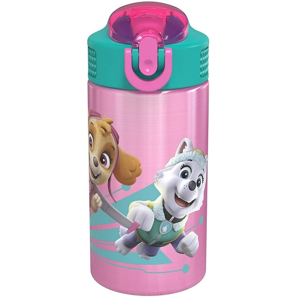 Botella de Agua para Niños Zak Designs acero inoxidable 18/8 Paw Patrol Skye 15.5 oz