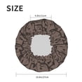 thumbnail image 6 of YFYANG Women's Double Waterproof Shower Cap, Brown Dog Art Doodle Reusable Hair Cap for All Hair Styles and Head Sizes, 6 of 9
