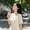 White, variant on Foldable Handheld Fan with Cooling Plate, Portable 5-Speed USB Rechargeable Pocket Personal Fan, Quiet 3-in-1 Bladeless Desk Fan with Hanging Strap for Travel, Makeup, Office & Outdoor, White