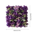 thumbnail image 3 of SLYNSHome 1Pcs Artificial Flower Wall Panels Wedding Decorations,Purple 14x14 inch 3D Silk Floral Backdrop for Wedding Party Indoor Outdoor Decor, 3 of 7