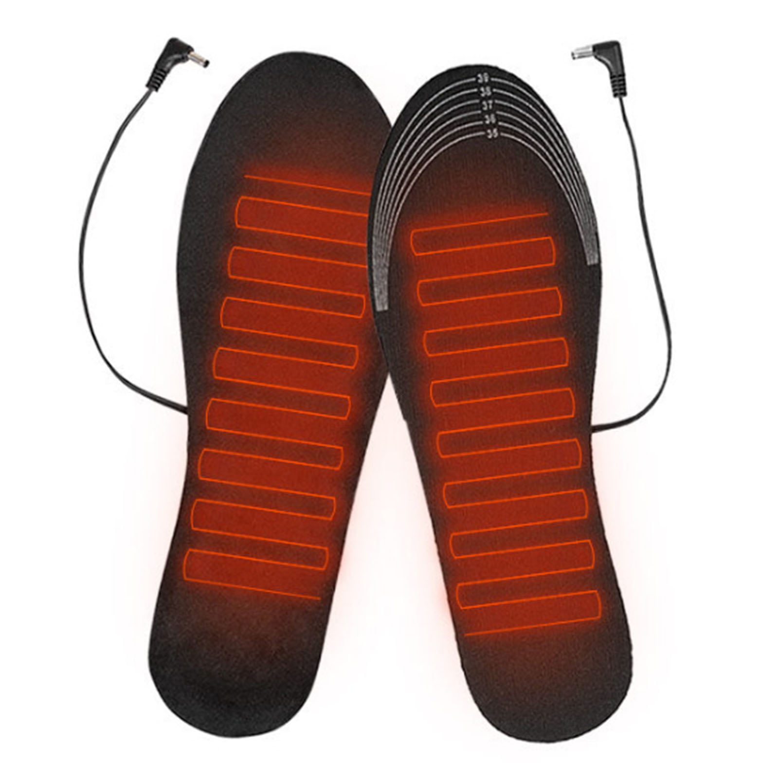 Details about   41-46 Winter Electric Heated Insoles Shoe Boot Pads Heater Foot Warmer Men Women 
