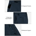 thumbnail image 5 of 33,000ft Men's Rain Pants Waterproof Lightweight Breathable Golf Over Pants for Hiking Travel Cycling Outdoor, 5 of 6