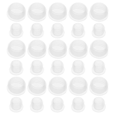 CRILSTYLEO Leak-Proof Bottle Lids White Food-Grade 200Pcs 0.6x0.4x0.4in