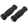 thumbnail image 2 of Short Foam Bike Grips, Black, Without Reflector, 2 of 2