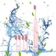 thumbnail image 1 of Cepillo de dientes eléctrico con 5 cabezales, 5 modos de limpieza, temporizador inteligente de 15 velocidades, IPX8., 1 of 9
