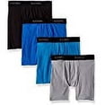 thumbnail image 3 of Hanes Ultimate® Boys' Lightweight Long Leg Boxer Briefs 4-Pack, 3 of 3