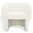 thumbnail image 2 of SAFAVIEH Couture Kellyanne Modern Boucle Solid Accent Chair, Ivory, 2 of 14