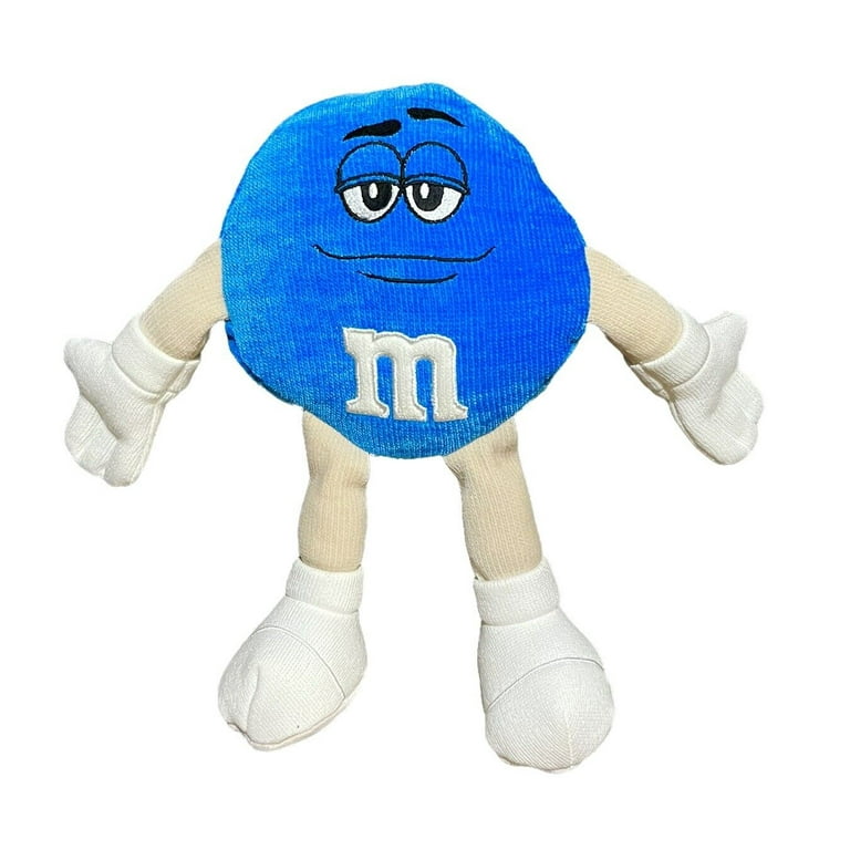 Blue M M Plush 15 Soft Stuffed Animal Doll New M M Authentic Rare New