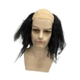 thumbnail image 4 of Accesorio de disfraces resistente al calor de pelaje para la tapa calvayada para el anime de Halloween de cosplay Negro, 4 of 8