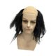 thumbnail image 4 of Peluca sintética con pelo largo y lateral, fácil de cuidar, ideal para cosplay. Negro, 4 of 9