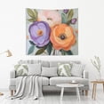 thumbnail image 2 of Yayeee Tapestry Wall Hanging for Bedroom 60" x 40" Living Room Home Wall Art Decor, Bright Flowers, 2 of 7