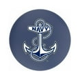 thumbnail image 2 of L8C2C US Naval Academy (NAVY) 36" Swivel Bar Stool with Chrome Finish, 2 of 2