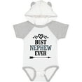 thumbnail image 3 of Inktastic Best Nephew Ever from Aunt Boys Baby Bodysuit, 3 of 5