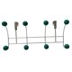 thumbnail image 5 of Percha trasera para puerta, compacta, para colgar sombreros y abrigos. Verde, 5 of 9