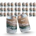 thumbnail image 1 of Custom Beach Wedding Can Coolers – “Sandy Toes and Salty Kisses” Design – Personalized Drink Sleeves for 12oz Cans – Set of 250 Foldable Coolers – Standard Size – VictoryStore Party Favors, 1 of 4