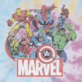 thumbnail image 2 of Men's Marvel Classic Hero Collage  Graphic Tee Tie Dye Medium, 2 of 4
