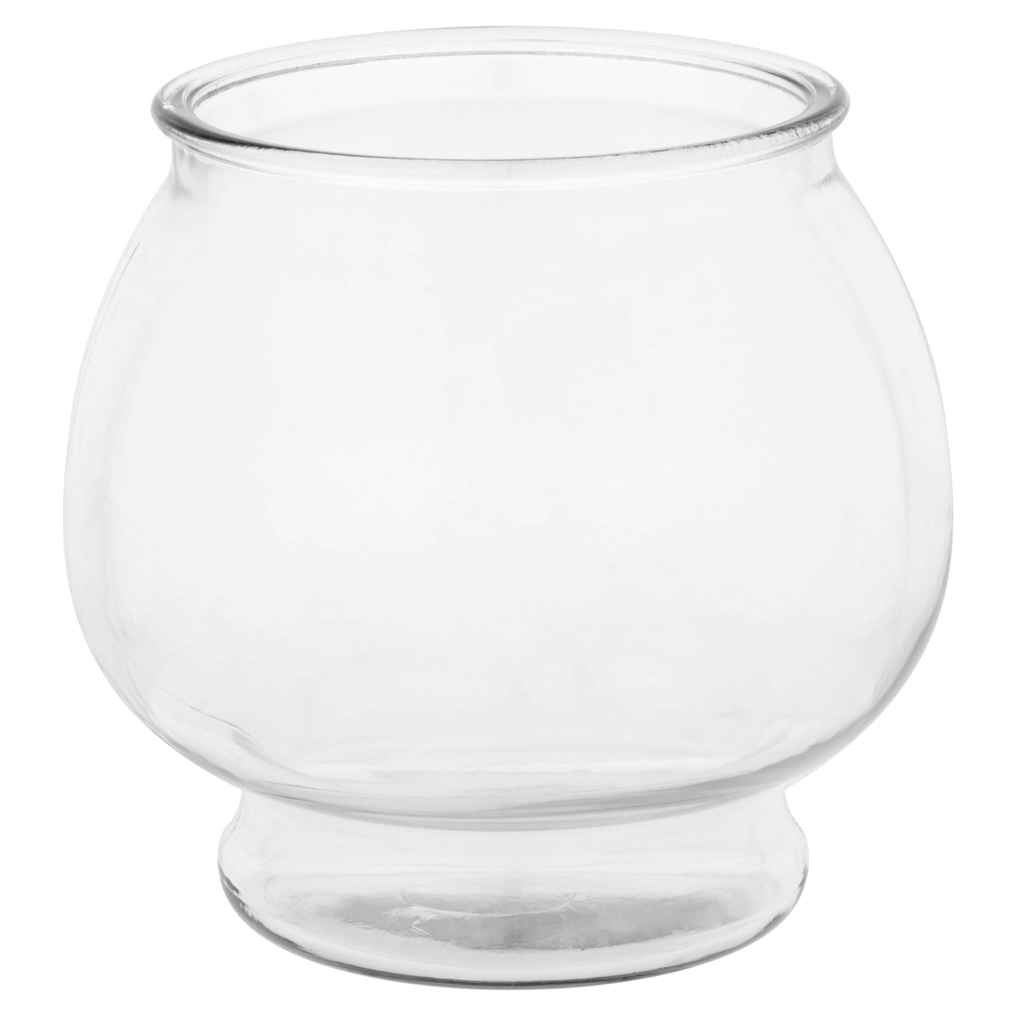 Aqua Culture Footed Glass Fishbowl, 1 Gallon