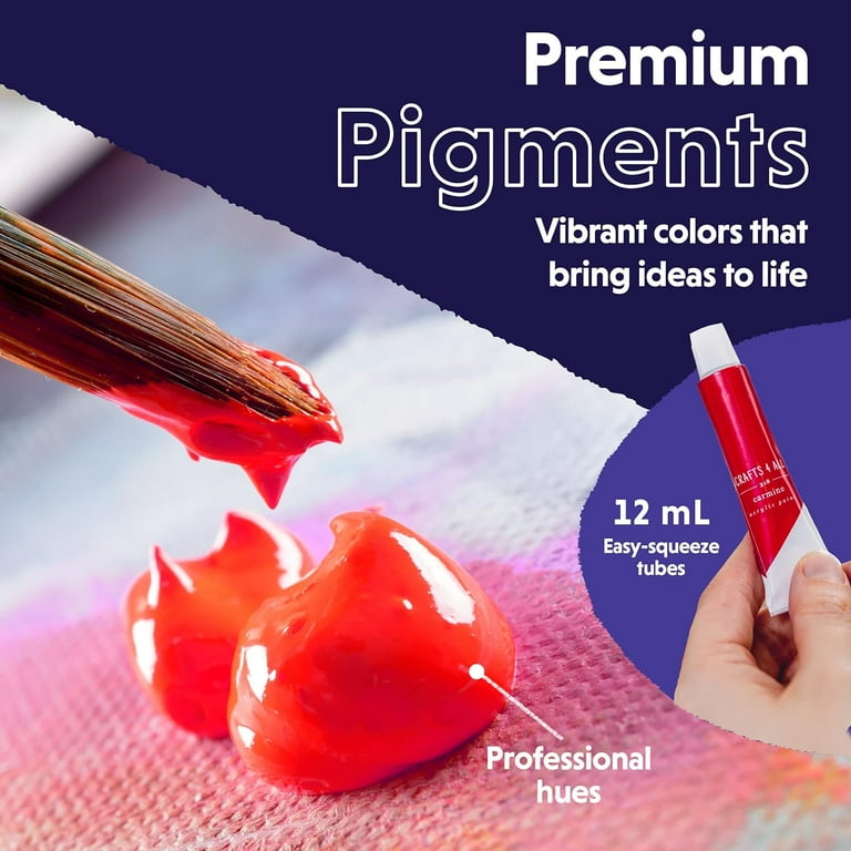Keep Smiling Glass Colour Paints - Pack Of 12 X 12ml