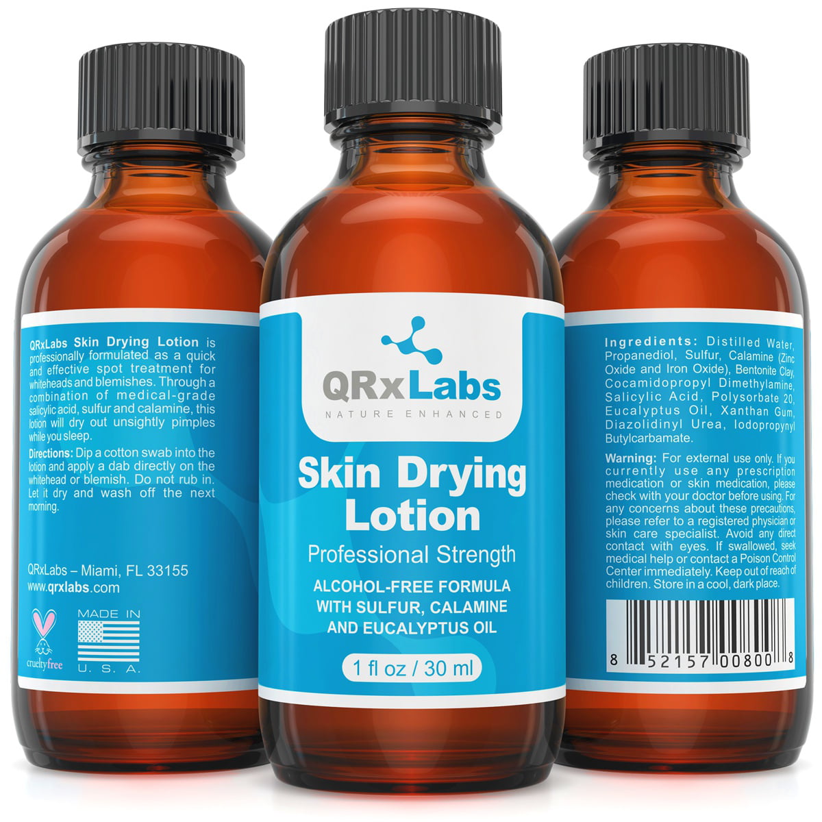 Skin Drying Lotion - Overnight Blemish & Whitehead Removal  