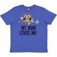 thumbnail image 3 of Inktastic My Mimi Loves Me Girls Owl Youth T-Shirt, 3 of 5