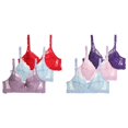 thumbnail image 1 of (2-Pack) Rinsvye Women Full Cup Underwire Bra Set Stretchy Fabric Various Sizes Available Stylish Trendy Look Everyday Comfort, 1 of 3