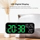 thumbnail image 3 of Reloj Despertador Digital, Reloj LED Para Dormitorio Con 3 Brillos Ajustables, Control De Voz, Reloj Despertador Electrónico Con Visualización De Fecha Y Temperatura, Función De, 3 of 7