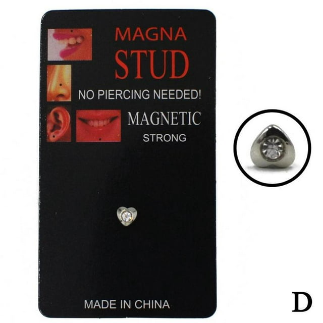 Tinny Magnetic Nose Ear Tigrus Stud Earring No Piercing T5V0