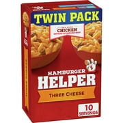 Hamburger Helper, Three Cheese Twin Pack, 12.2 oz box